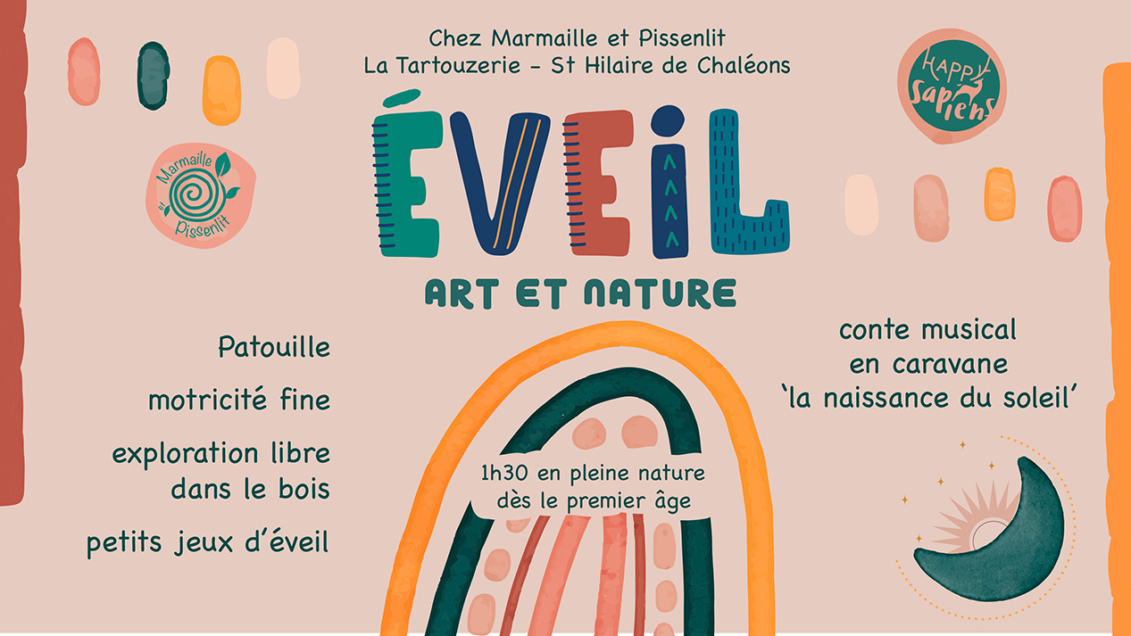 Eveil Art et Nature - un atelier proposé par Marmaille et pissenlit & Happy Sapiens