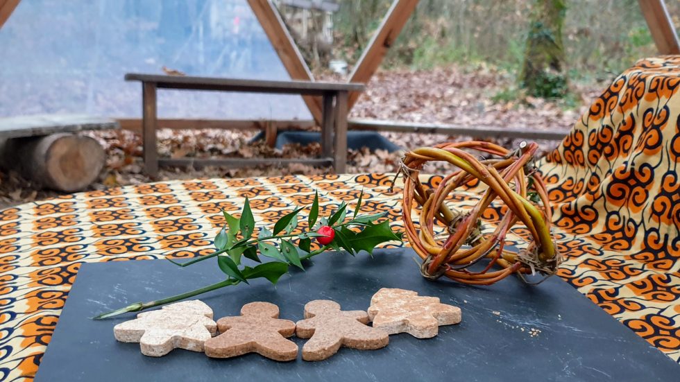 Goûter de noël et vannerie chez Marmaille et Pissenlit (44)