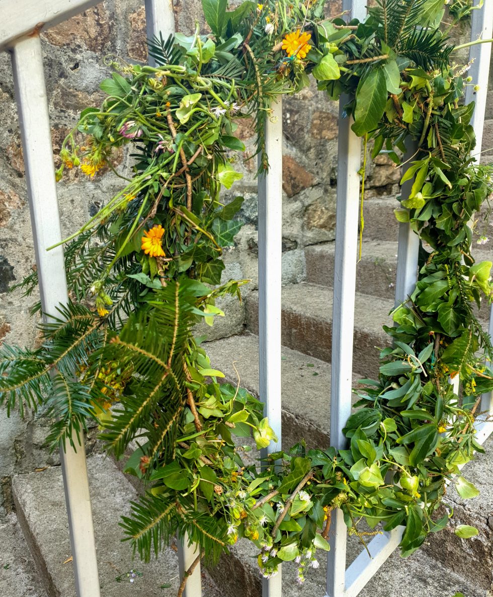 Réaliser une grande couronne d'été