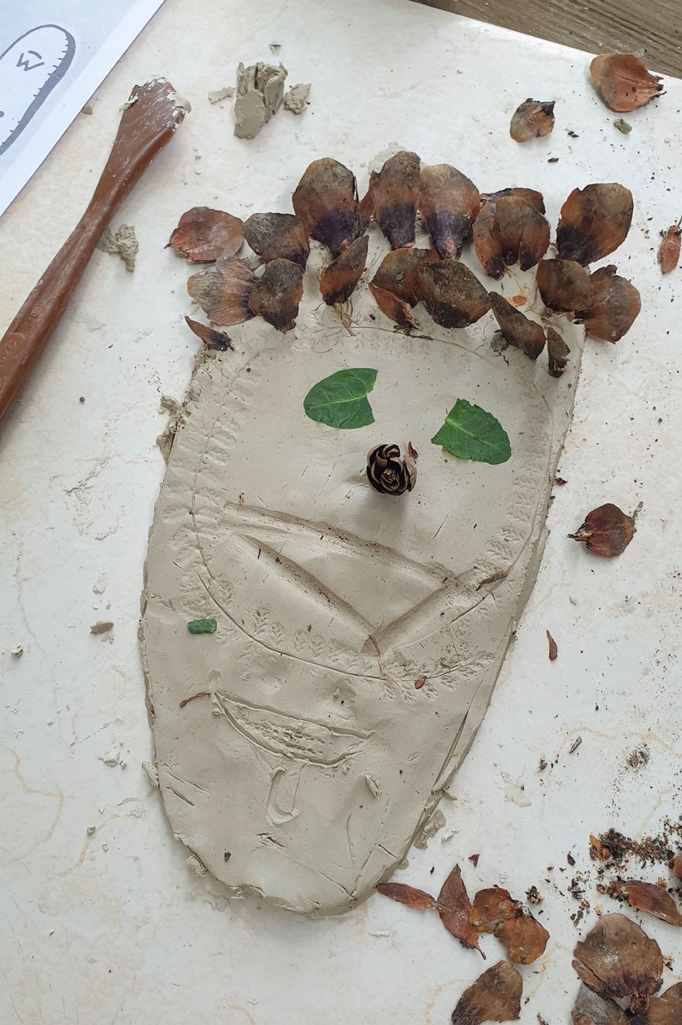 Créer un masque d'argile